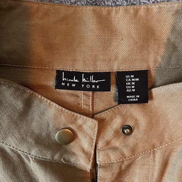 Nicole Miller Linen jacket - Picture 2 of 4